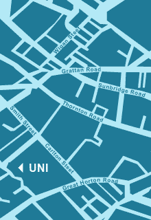 Street Map View of City Centre