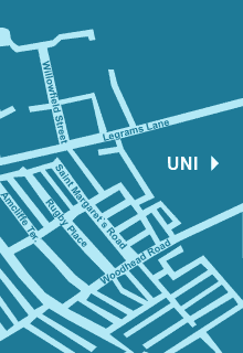 Street Map View of Lidget Green