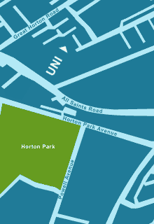 Street Map View of Upper Great Horton